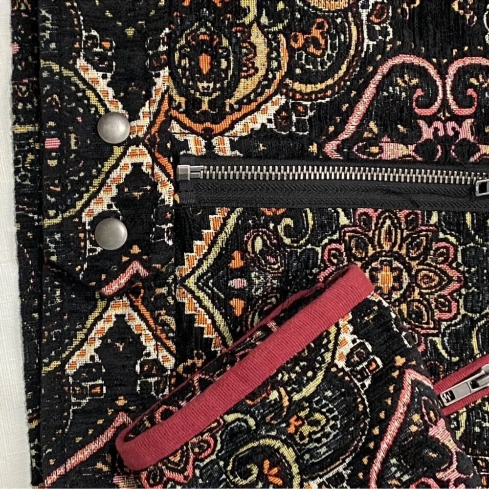 Free People Tapestry Corduroy Jacket with paisley design XS - Picture 11 of 15